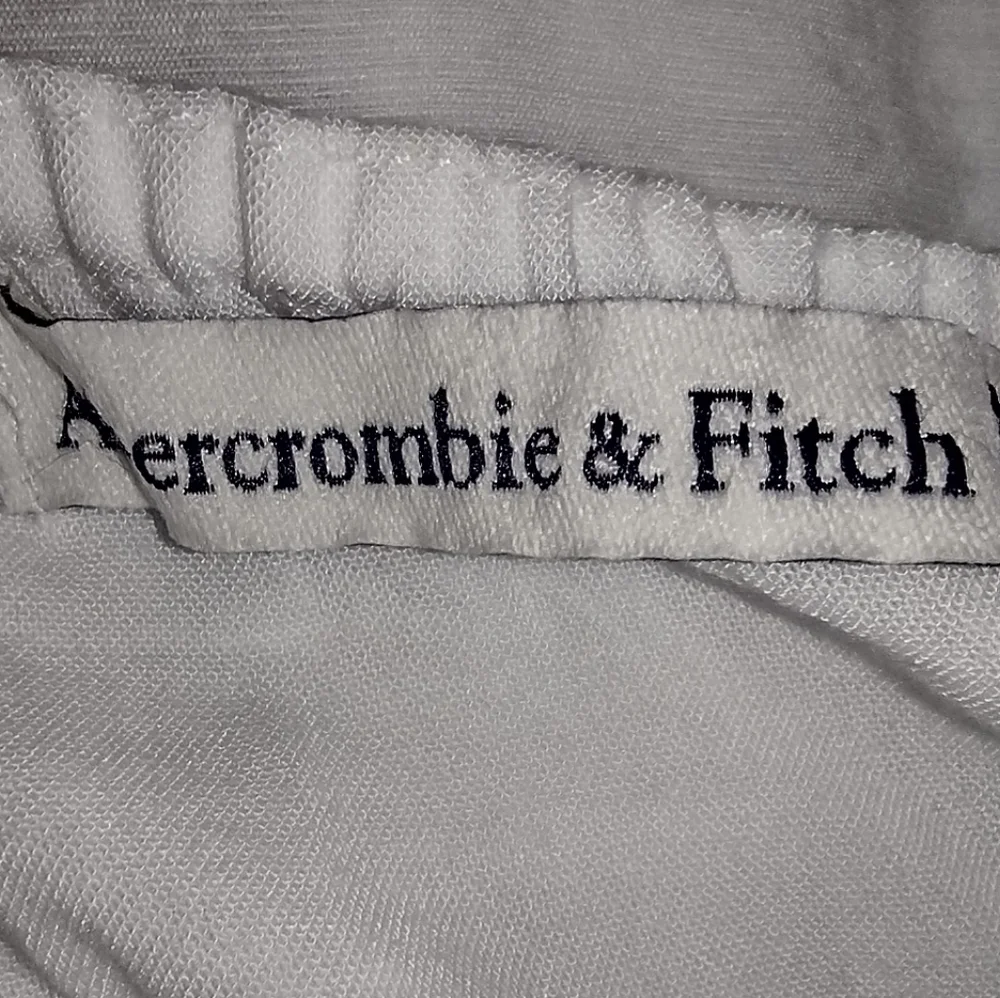 Abercrombie & Fitch White Maxi Beachy Flowy Cotton Summer Dress Size XS Tall